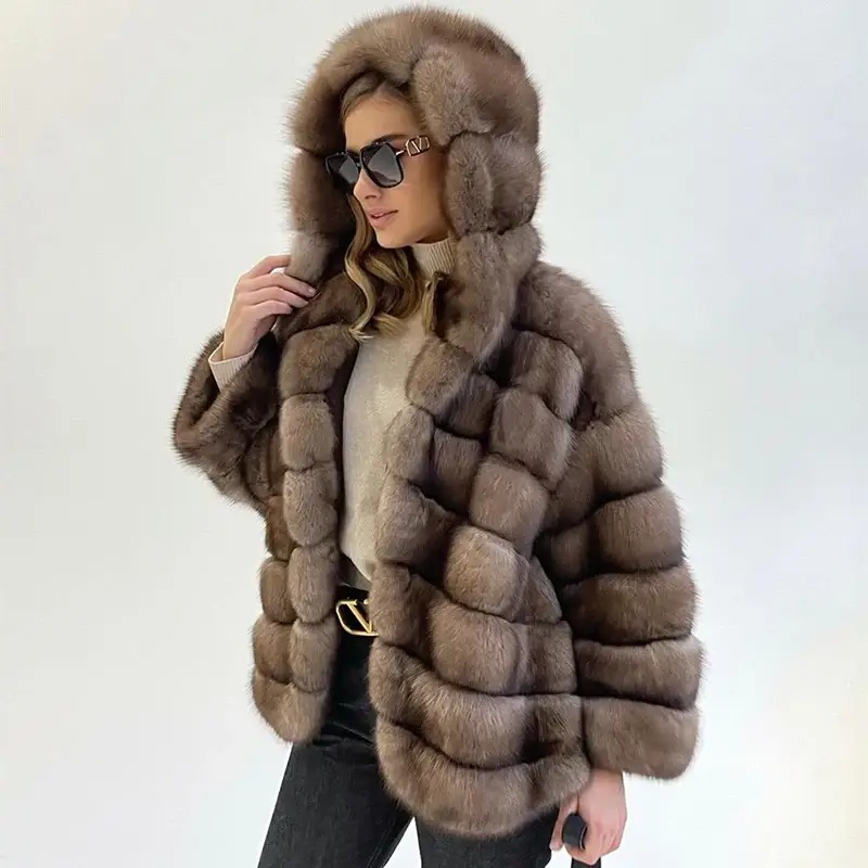 fur trimmed coat